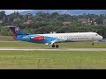 [FullHD] Slovak Government Fokker 100 landing at Geneva/GVA/LSGG