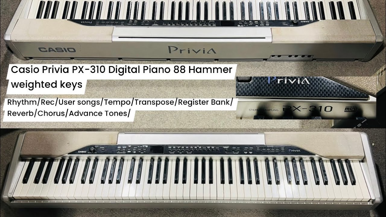Casio Privia PX-310 Digital Piano 88 Hammer weighted keys