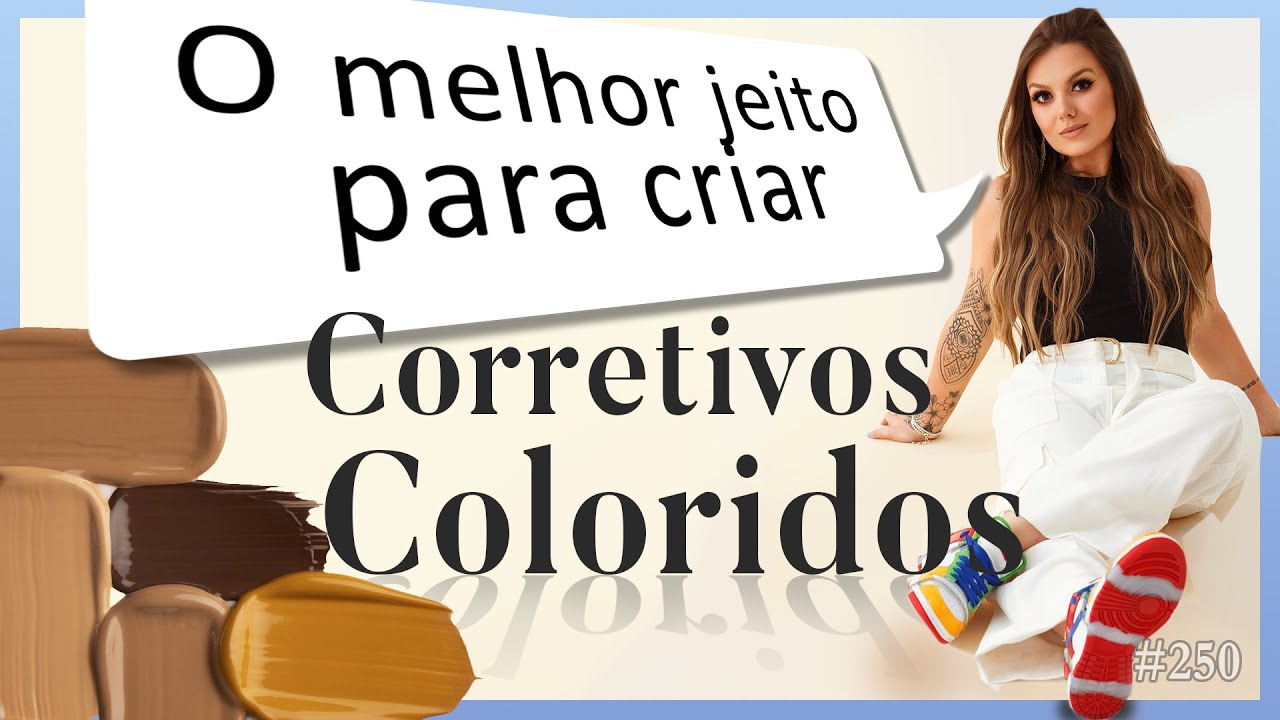 COMO CRIAR CORRETIVOS COLORIDOS PARA FAZER CORREÇÃO DE PELE? /LIVE 