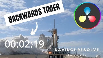 How to create a Backwards timer in DaVinci Resolve?