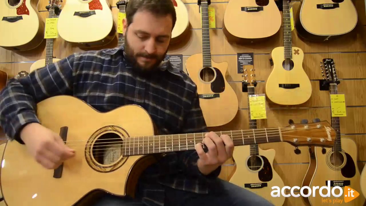 Ibanez AEW23ZW converted1 - YouTube