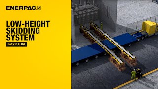 LH400SK, Low Height Skidding System Set, 25 Ton Push Capacity | Enerpac