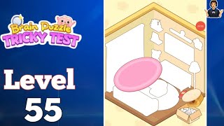 Brain Puzzle Tricky Test Level 55 Full Walkthrough Solution
