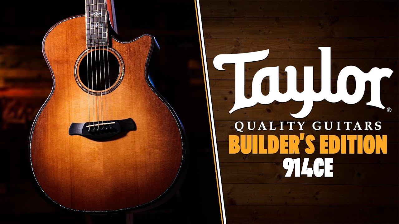 Taylor 900 Series | Builder's Edition 914ce - Wild Honey Burst