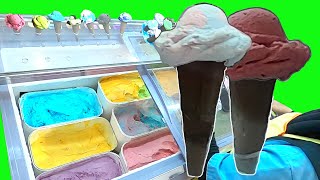 MAKAN Es KRIM Warna warni ENAK |Lagu anak Indonesia | Berhitung &amp; Belajar warna