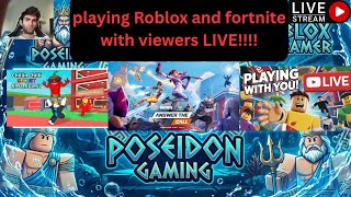 Lets play roblox with viewers Livestream!