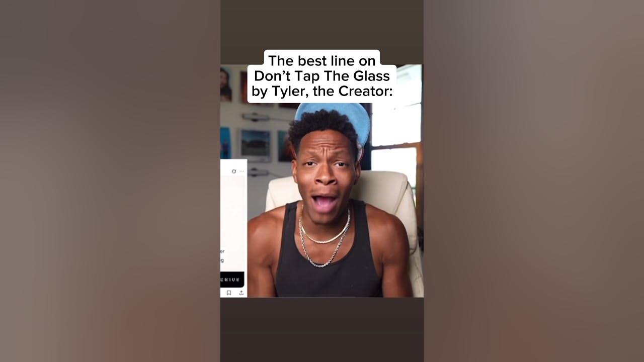 The best line on Don’t Tap The Glass #relatable #tylerthecreator #donttaptheglass