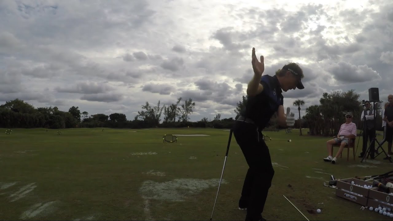 Benhard Langer Downswing Drill to Help Stay Down On The Ball YouTube