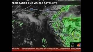 (WTLV Jacksonville) Hurricane Matthew 5pm Update (October 6, 2016)
