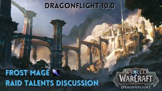 Dragonflight Beta - Frost Mage Raid Talents