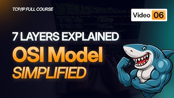 OSI Model Explained | 7 Layers of Network Communication | TCP/IP Course 2025 - #Video6