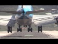 2nd Last KLM 747 St Maarten flight, very fast take off