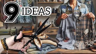 9 Gorgeous Ideas from Old Clothes: MAKE NEW CLOTHES AT ZERO COST ♻️‼️