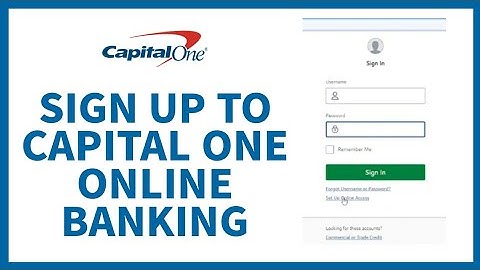 How to Sign Up Capital One Online | Create Capital One 360 Online Banking  | Capital One Account