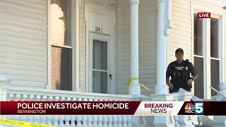 Police investigate homicide in Bennington