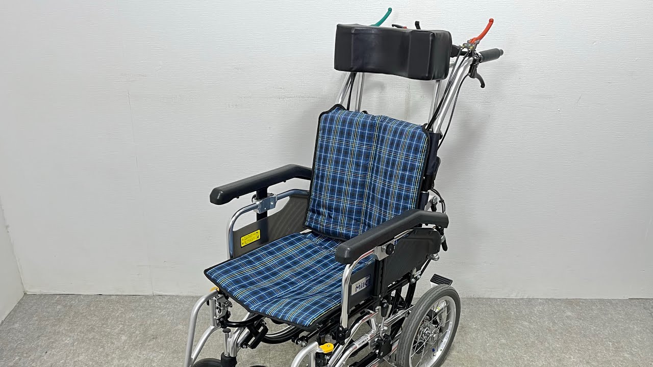 □ MIKI ミキ 介助用車椅子 リクライニング ティルト SKT-8 折りたたみ