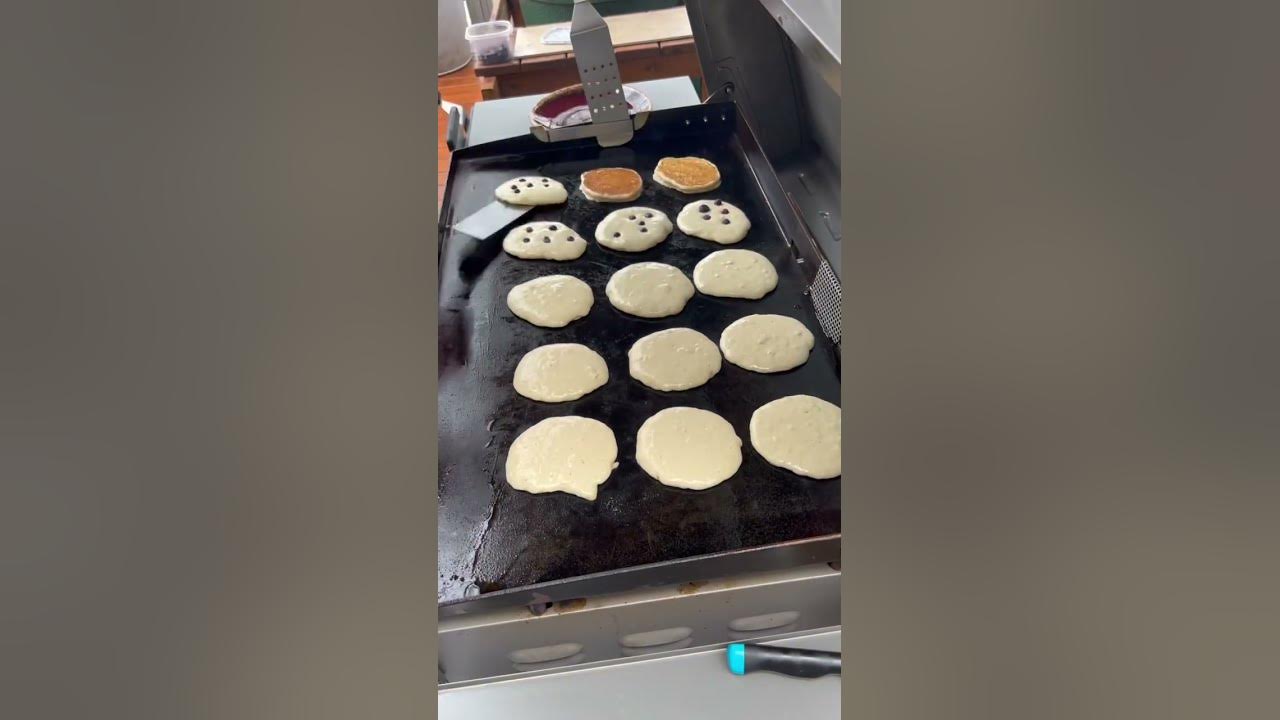 Blackstone Pancakes on Griddle - Aubrey's Kitchen