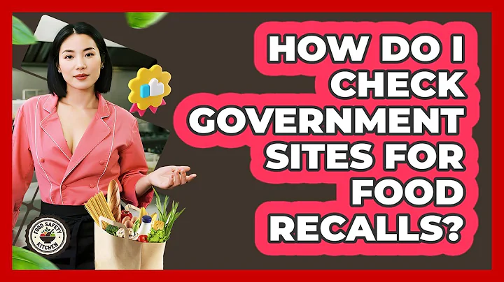 How do I check government sites for food recalls?