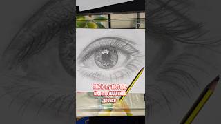 This is my first eye. Give me 1000 likes please #pencildrawing #drawing #pencilsketch #pencilart