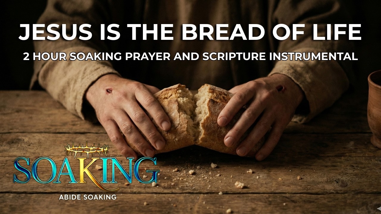 Jesus Is the Bread of Life 🍞 | 2  Hour Peaceful Soaking Worship  | Abide in His Presence