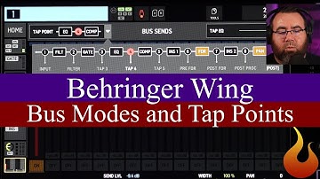Behringer Wing Bus Modes and Tap Points  -  #AscensionTechTuesday - EP140