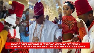 WATCH AS DAVIDO BREAKS DOWN IN TEARS, ADELEKE SPECIAL DANCE, OBI CUBANA AND OTHERS