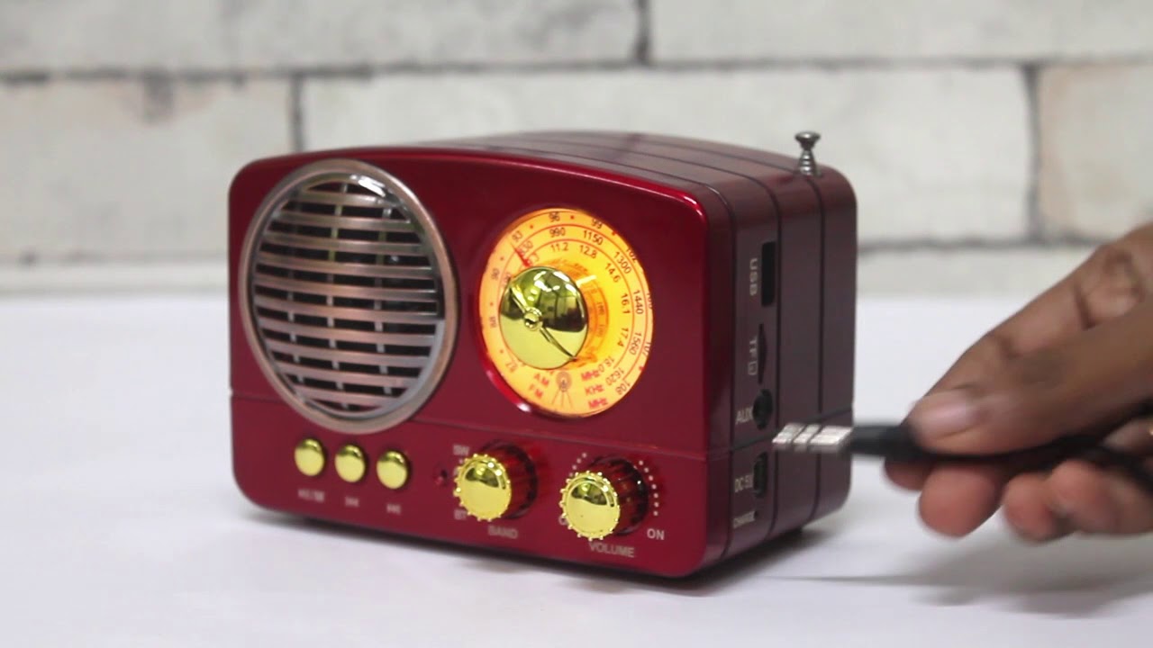 radio retro vintage bluetooth