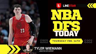 NBA DFS Today Thursday 2/26 Draftkings & FanDuel | NBA Picks & Slate Breakdown screenshot 3