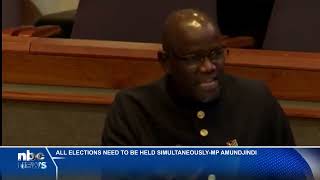 All elections need to be held simultaneously - MP Amundjindi