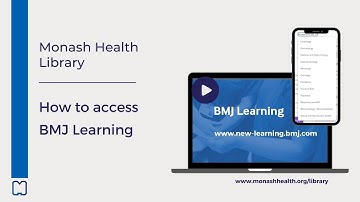 How to access BMJ Learning