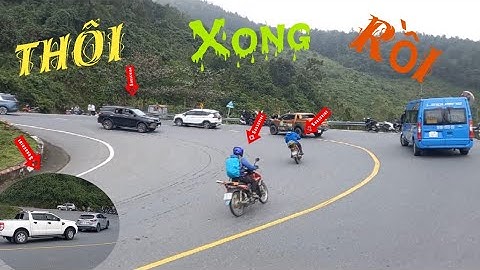 pha ôm cua leo đèo Hải Vân của bác tài xe đầu kéo | xe tải | xe bồn | xe khách | xe cứu hộ