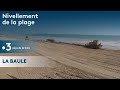 Nivellement de la plage de la baule