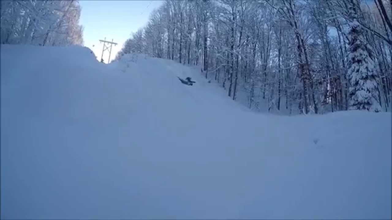 IQr flips over backwards and lands on Johnson