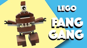 Lego Mixels  - Fang Gang  -  MOC  -  (My Own Creation) Stop Motion Build | Bricks and Clay Play