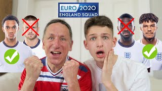 REACTING TO THE ENGLAND EURO 2020 SQUAD