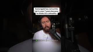 Asmongold has not cut his hair in over 7 years because he thinks it is unhealthy #haircut #asmongold