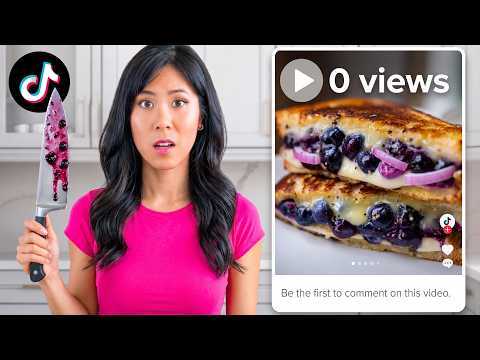 I Tested the LEAST VIEWED TikTok Recipes 👀