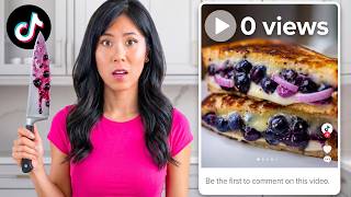 I Tested the LEAST VIEWED TikTok Recipes 👀