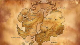 Sanctuary Map Leaked Early - World Map for Diablo 4