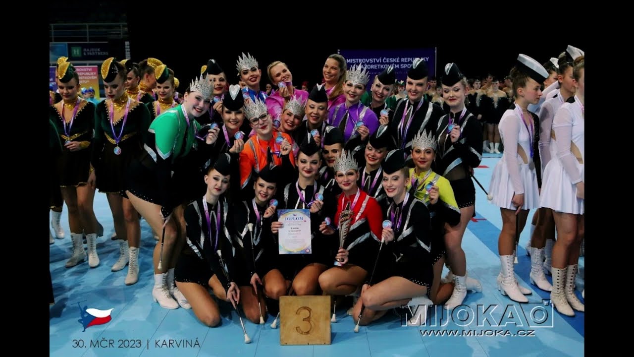 MiKaDo Karviná, pódiová sestava, seniorky baton, 2023