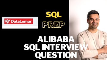 SQL Interview Question -  Alibaba SQL Interview Question #sql #datascience #machinelearning