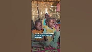 Sudanese displaced people struggle to survive amid total blackout