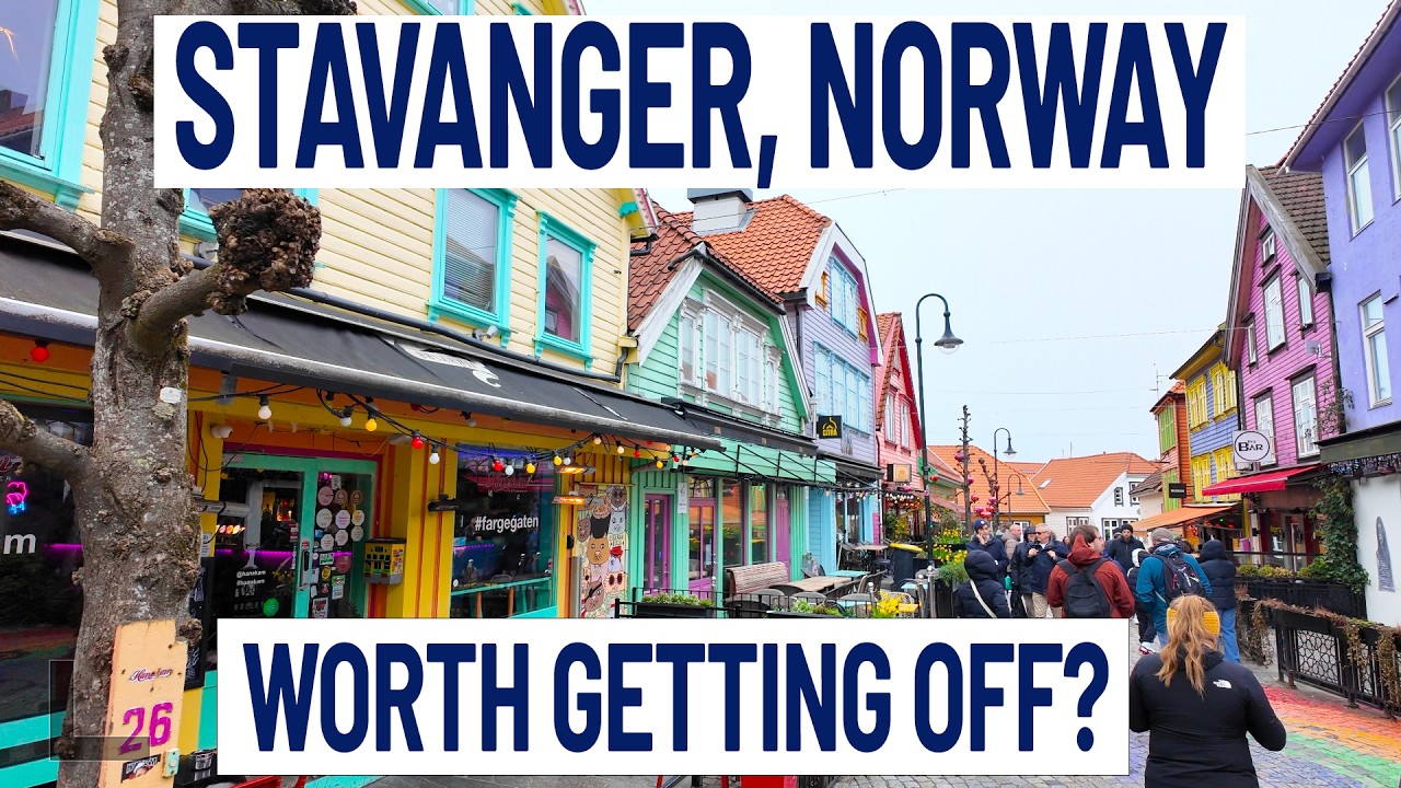 Is Stavanger Worth Visiting? 🇳🇴Easy Port Walk | P&O Arvia Norwegian Fjords
