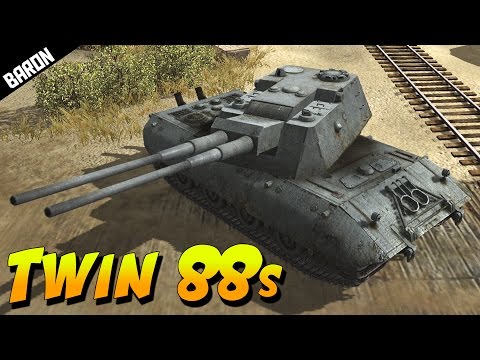 TWIN 88mm BEAST, E-100 Alligator (Men of War Mondays w/ BaronVonGamez)