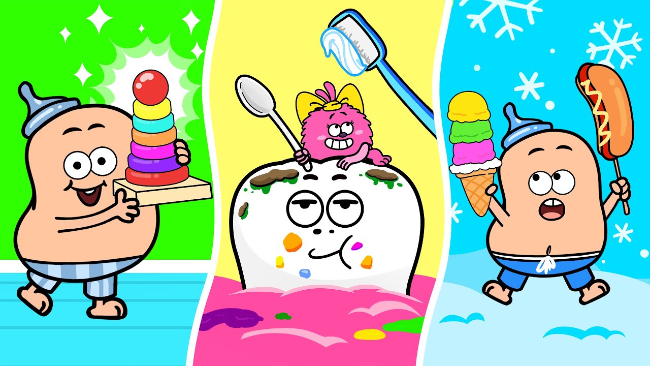 Compartir es Cuidar | Cepíllate los Dientes | Caliente y Frío | Doctora Sophia Canciones Infantiles