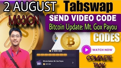 TapSwap Bitcoin Update: Mt. GOX Payouts Video Code | ETF Trends and Potential Price Surge Top 10 New