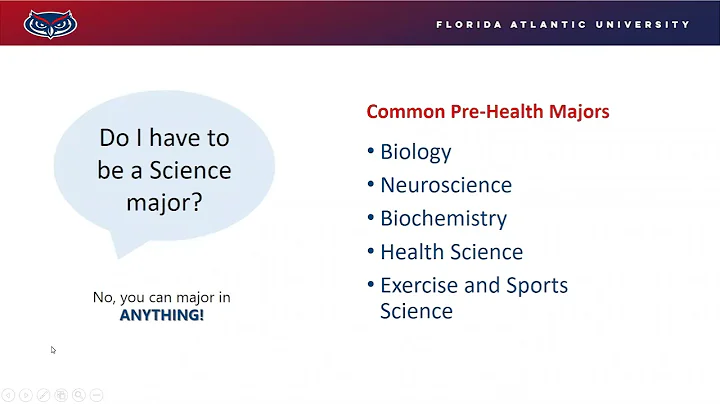 Choose FAU - Pre-Health Programs