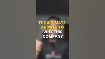 The Ultimate Answer to “Why This Company?” 💼 #InterviewTips