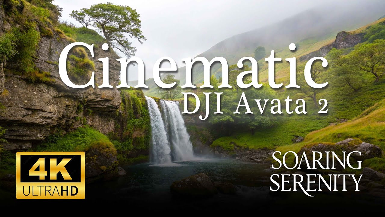 “ADHD Stress Relief | Relaxing FPV Drone Flight Over Scenic Paths & Waterfall”