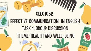 GEEC1052 -Effective Communication in English -Task 1